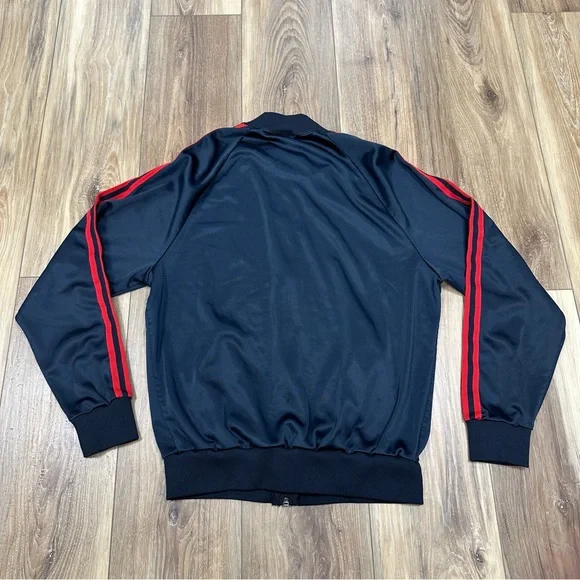 Vintage 70s 80s Made in USA Adidas ATP Tennis Full Zip Track Jacket, Medium - Picture 2 of 8